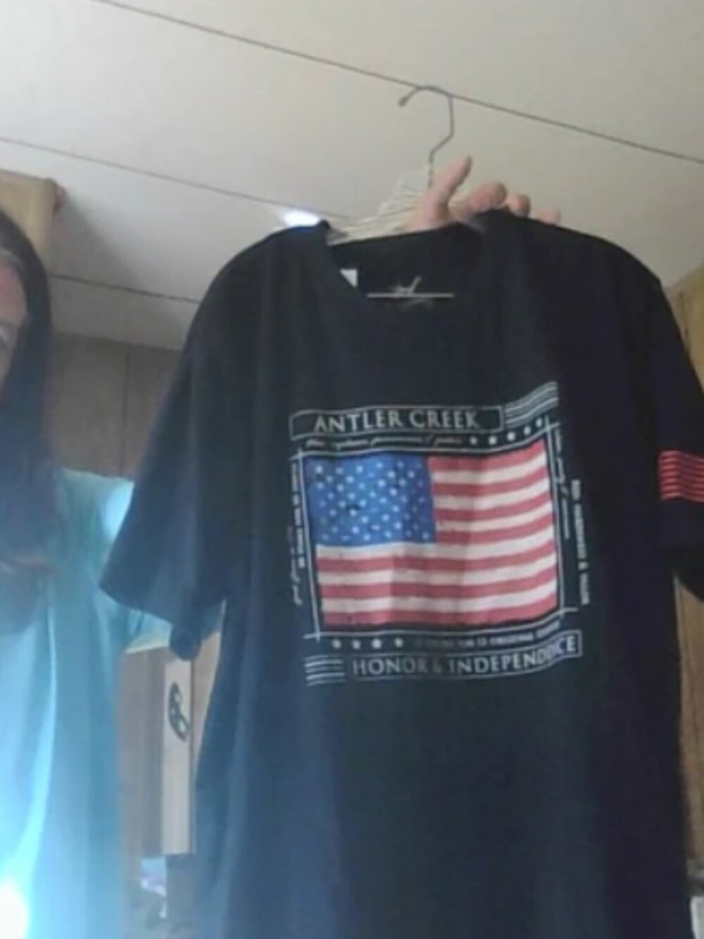 Antler Creek XL t-shirt new Amarican flag NEW